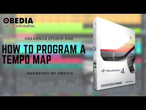Get started with Studio One: How to program a Tempo Map in #StudioOne
