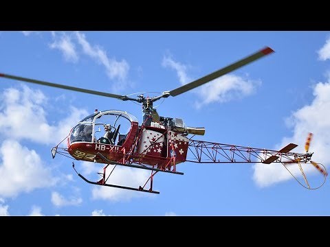 WORLD BIGGEST RC-HELICOPTER: Big Lama SA 315 B - Airdrift 2018