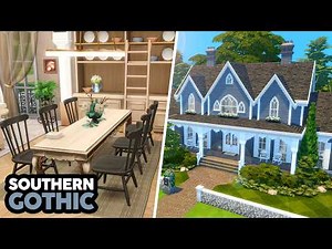 Southern Gothic Family Home // The Sims 4 Speed Build