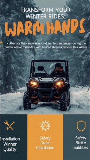 Heated Steering Wheel for UTV: The Ultimate Winter Upgrade Guide #heatefsteering #utvsteering #atv