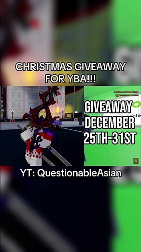 Good luck! #roblox #anime #yba #christmas #fyp #jojosbizzareadventure