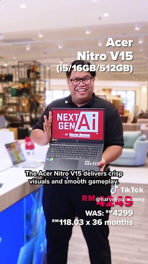 Power up your gameplay with the latest Performance-Ready Next Gen AI Gaming Laptops sale at Harvey Norman 💻🔥 Built with AI-driven performance, smarter cooling, and next-level graphics—everything you need to game harder, smoother, and smarter. Don’t miss out—happening now till 13 May! Head over to Harvey Norman today and level up your setup >> bit.ly/497aLKg