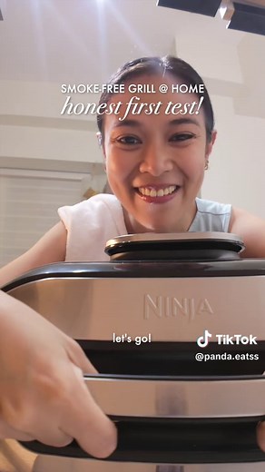 First impressions of the Ninja Foodi Max Indoor Grill & Air Fryer! For this test, I grilled Pompano and roasted veggies (carrots, potatoes, and bell peppers). Watch till the end to see the results!🐼 You can also see and experience it in person at their new kiosks. Better check it out yourself and feel it first. Hihi 💛 📍SharkNinja Pop-Up TriNoma Level 2 📍SharkNinja Pop-Up GH Mall 3F, GH Mall #SharkNinjaPH #NinjaKitchen #pompano #recipesoftiktok @Ninja Kitchen Philippines
