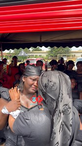 327K views · 9.9K reactions | AJ Poundz breaks down in tears at Father’s funeral, Nana Ama MCbrown shows up to clean her tears | Zionfelix Entertainment News | Facebook