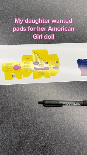 DIY Barbie Period Pad Tutorial