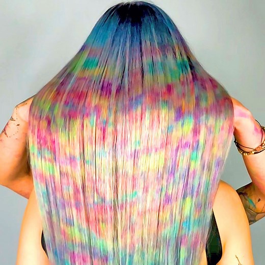 75K views · 119 reactions | These seven unique hair-dye methods give vivid results. | Insider Beauty | Facebook