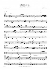 Mike Stern - Chromazone | Bass Transcription | Jeff Andrews