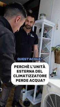 Unità Esterna del Climatizzatore Perde Acqua? Ecco Perché! 💧 #GocciolamentoClima #UnitàEsterna