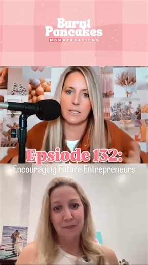 Katie Fenske | Podcast Host | Mom of 3 on Instagram: "What if our kids don’t need to wait until adulthood to build confidence, solve problems, or chase big ideas? 🤯 On today’s episode of Burnt Pancakes: Momversations, I’m talking with Krystal Popov about raising kids who don’t wait for permission, think beyond the “normal” path, and learn how to create opportunities early on. This convo isn’t about raising tiny CEOs. It’s about helping our kids believe in themselves, think creatively, and feel