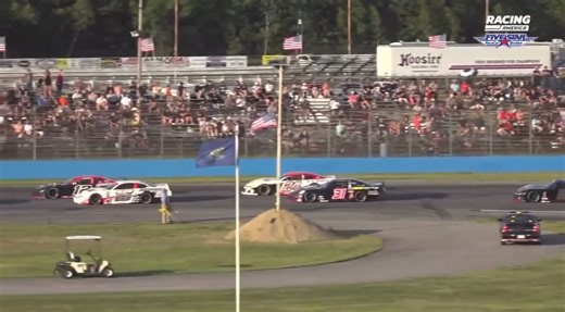 “Dad can I borrow the car, I promise not to punt you early in the race!” - Dave Moody Three-wide with his son, Ben Rowe, ends badly for Mike Rowe at Official Page of Oxford Plains Speedway. Pro All Stars Series | Celebration of America 300 📺: https://www.racingamerica.tv/products/ppv-2024-celebration-of-america-300-at-oxford | Racing America