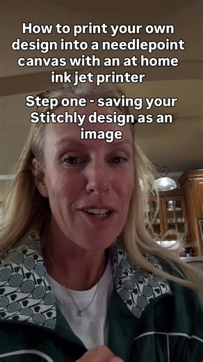 J. Handy on Instagram: "Step 1 - How to print your own design onto a needlepoint canvas at home. Stay tuned for the rest of the steps as I walk you through it. #jhandy_creates #hobbies #needlepoint #embroidery #crossstich"