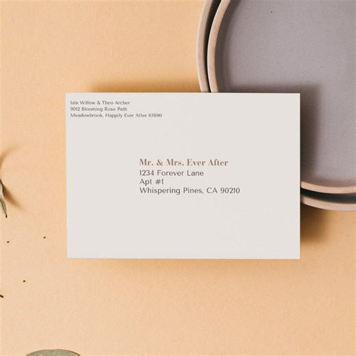 Wedding Envelope Template | Editable Canva Design | 5x7" A7 Address Template | Printable Envelopes for Invitations - Etsy Australia