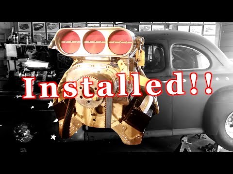 Blown SBC in 48 Ford Coupe | SBC 406 | 8-71 Blower