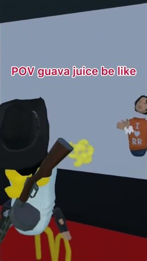 POV guava juice be like ￼ #helpmemakethismakesense #vr #recroom
