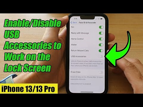 iPhone 13/13 Pro: How to Enable/Disable USB Accessories to Work on the Lock Screen