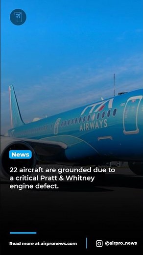 ITA Airways Grounds 22 Jets Over Faulty Pratt & Whitney Engines