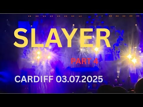 Slayer at Cardiff Blackweir Fields 2025 LIVE [Full Performance] Part 4- 03/07/25 - Cardiff, UK