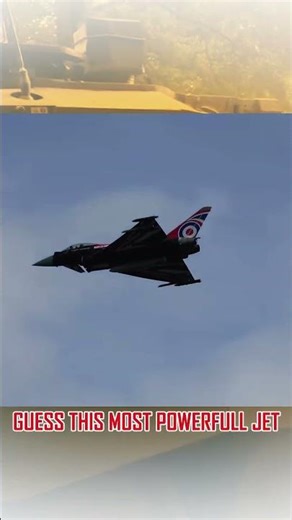 Unreal Speed! Eurofighter Typhoon Dominates the Sky at Airshow 2025!