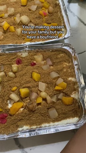 Making Dessert for Your Family with Your Boyfriend
