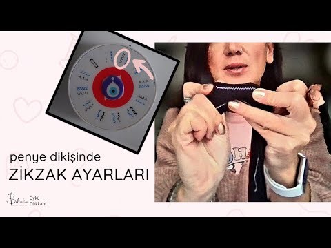 ZİKZAK PENYE DİKİŞİ ayarlar ve Singer Heavy Duty ile deneme