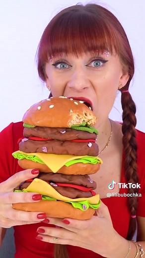 Gummy vs Chocolate Burger Taste Test