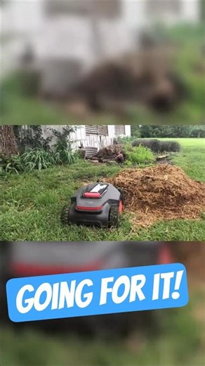 AWD Robot Mower vs Steep Hills – Who Wins? #robotmower #test