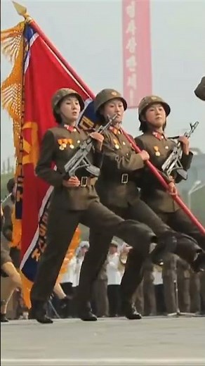 North Korean Goose-Stepping