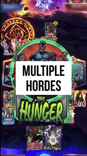 The Hunger 💚🧟 Animation - Marvel Snap (VFX + SFX) #shorts