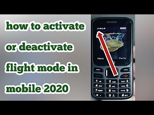How to activate or deactivate Flight Mode in mobile 2020