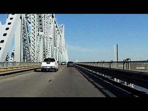 Huey P. Long Bridge (Baton Rouge, LA) eastbound