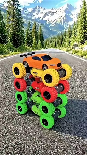 How to drive 5 RC cars with your hands❤️😱