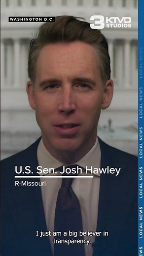 Republican Senator Josh Hawley discusses the Epstein Files Transparency Act