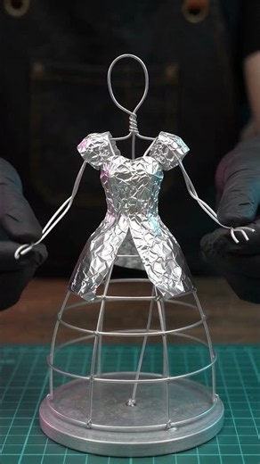Crafting Princess Peach from Soda Cans! 👑💖 #mario #diy #craft
