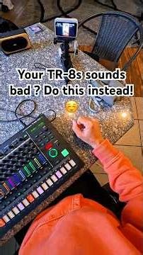 Your TR-8s samples sounds bad ? Do this instead! ☺️#tr8s