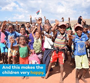 7.6K views · 554 reactions | What's making these kids in Madagascar smile? | Mary's Meals | Facebook