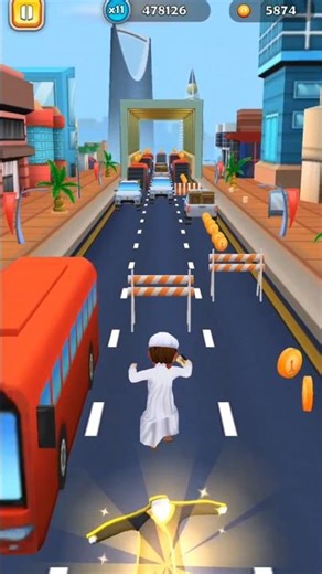 muslim runners halal subway surf Saudi style #subwaysurfers #video #gaming #trending