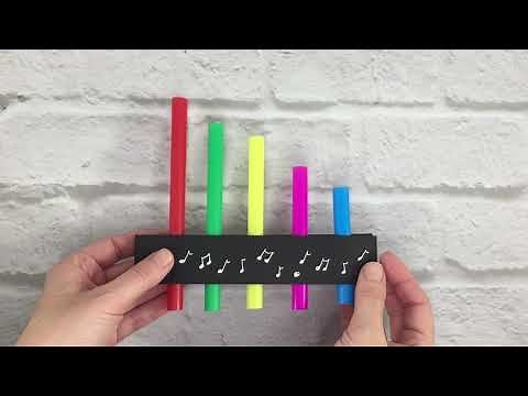 Pan Flutes Craft and STEM Activity for Kids