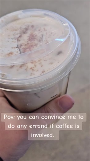 Grocery store...sure... . . . . . . . #coffee #Starbucks #latte #errands #icedcoffee