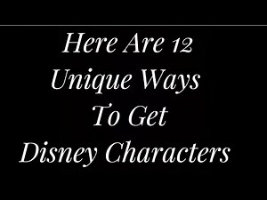12 Unique ways to get Disney characters' signatures