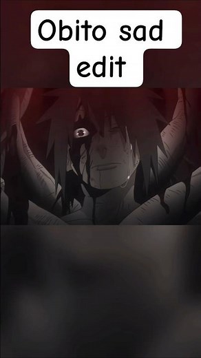 obito Uchiha sad life #anime #obito