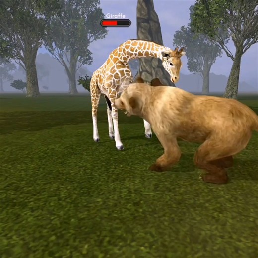 Angry Bear V's Mad Giraffe 🐻 💢 🦒 Deadly Animal Battle