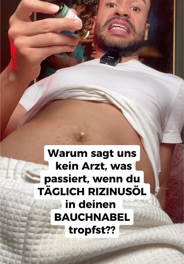 1 Tropfen Rizinus Öl täglich in Deinen Bauchnabel??? #bauchnabel #rizinusöl #gesundheitstipps #gesundleben #gesundheit #fyp