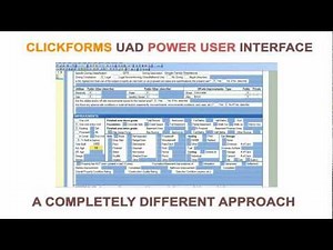 UAD ClickFORMS for Appraisers by Bradford Technologies (Uniform Appraisal Dataset)