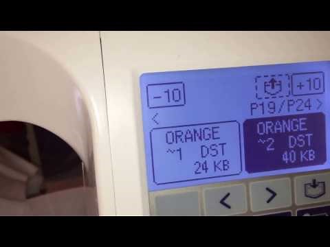 Brother PE770: How to upload a file