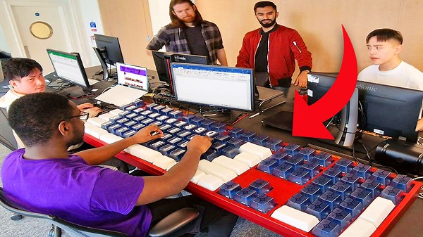 Taking My HUGE Keyboard To The Office