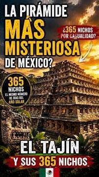 ¿La Pirámide Más Misteriosa de México? El Tajín y sus 365 Nichos 🇲🇽 #historiademexico #historia