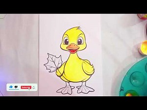 Duck Coloring Page | Fun & Easy Coloring for Kids