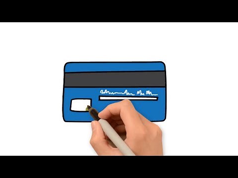 How to draw DEBIT CARD