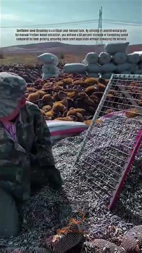 Optimize your sunflower seed harvesting using manual friction-based extraction