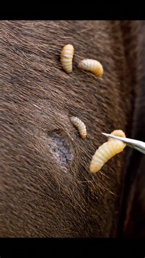 Unforgettable ASMR🐂! A rescuer is helping the majestic wilder beast.#WildlifeAsmr #HealingNature